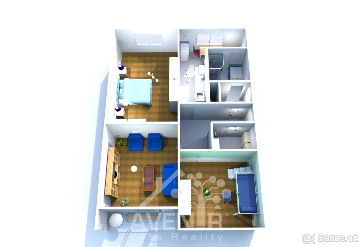 Prodej bytu 3+1 63 m², Liberec XIV-Ruprechtice, ev.č. 69461 - 14