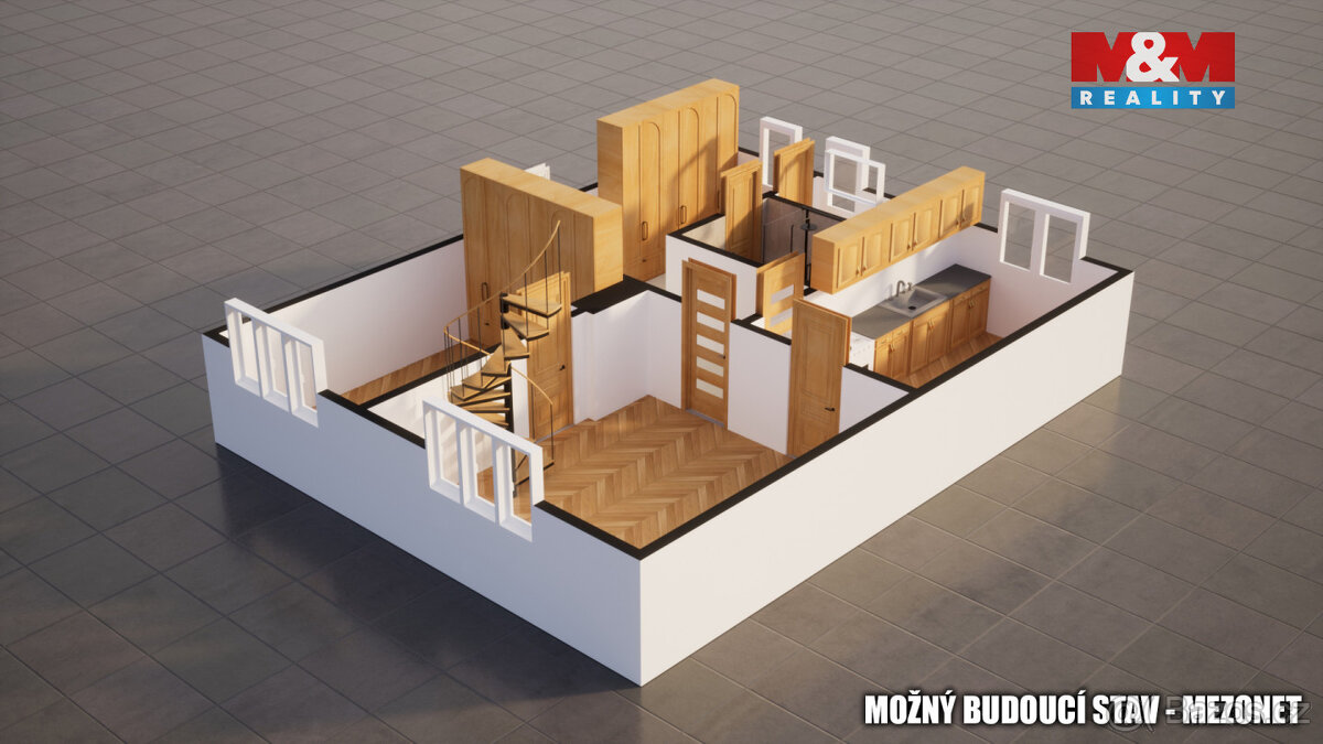 Prodej bytu 2+1, 114 m², Jablonec nad Nisou, ul. Vysoká - 14