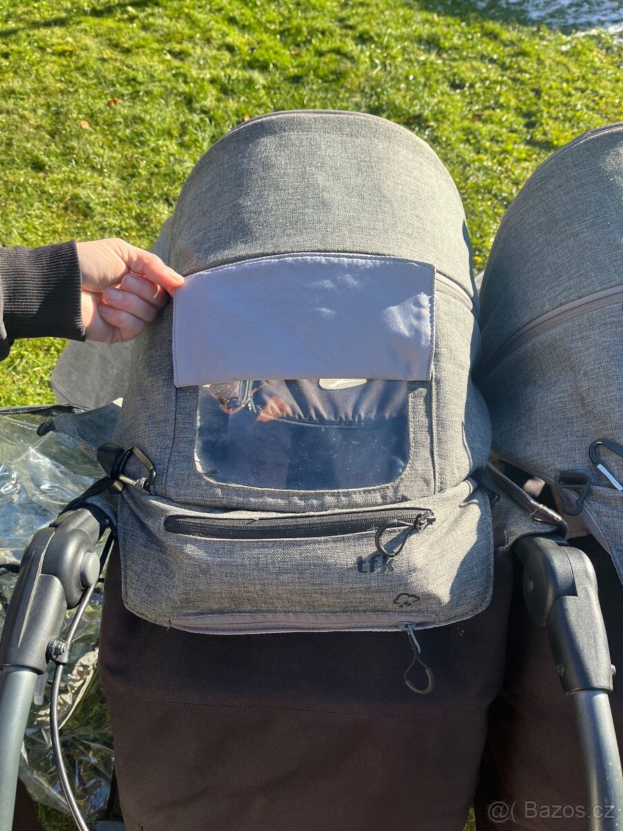 Kočárek pro dvojčata/sourozence Tfk Duo Combi - 14