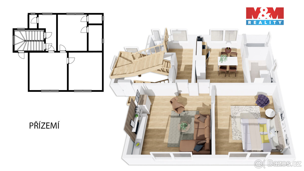 Rodinný dům na pozemku 3330 m², Moravské Budějovice - 14