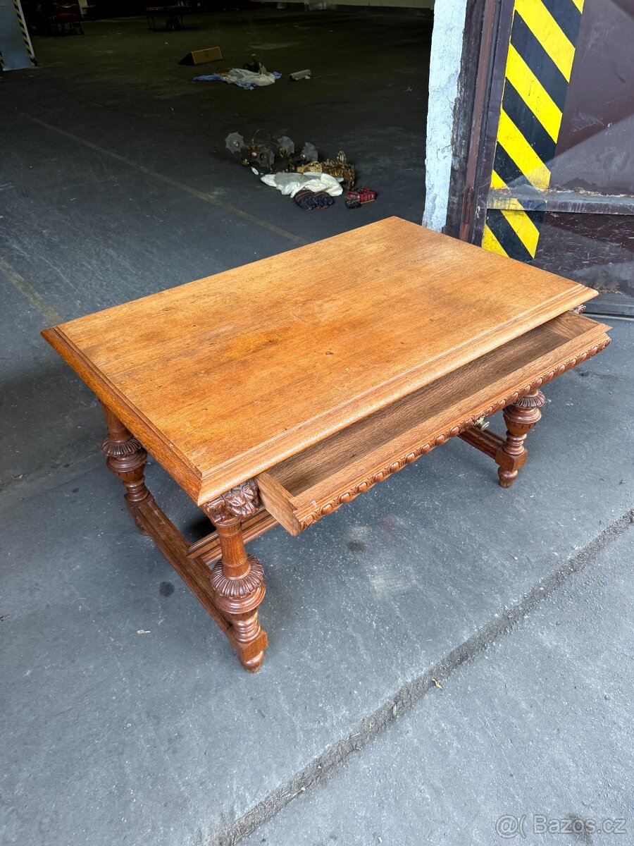Starožitný jídelní stůl (132046) - 14
