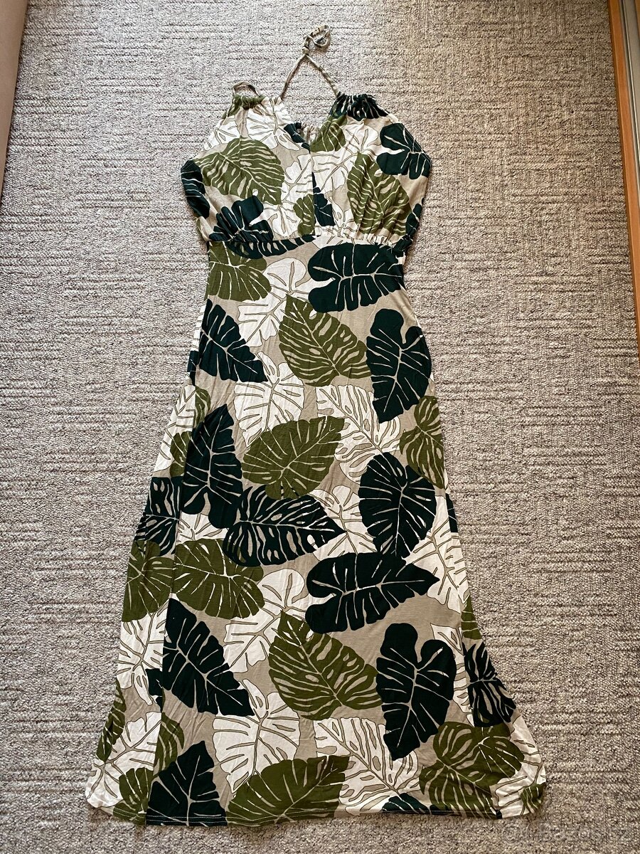 Nové dámské letní šaty Boohoo - L, větší rozparky - 14