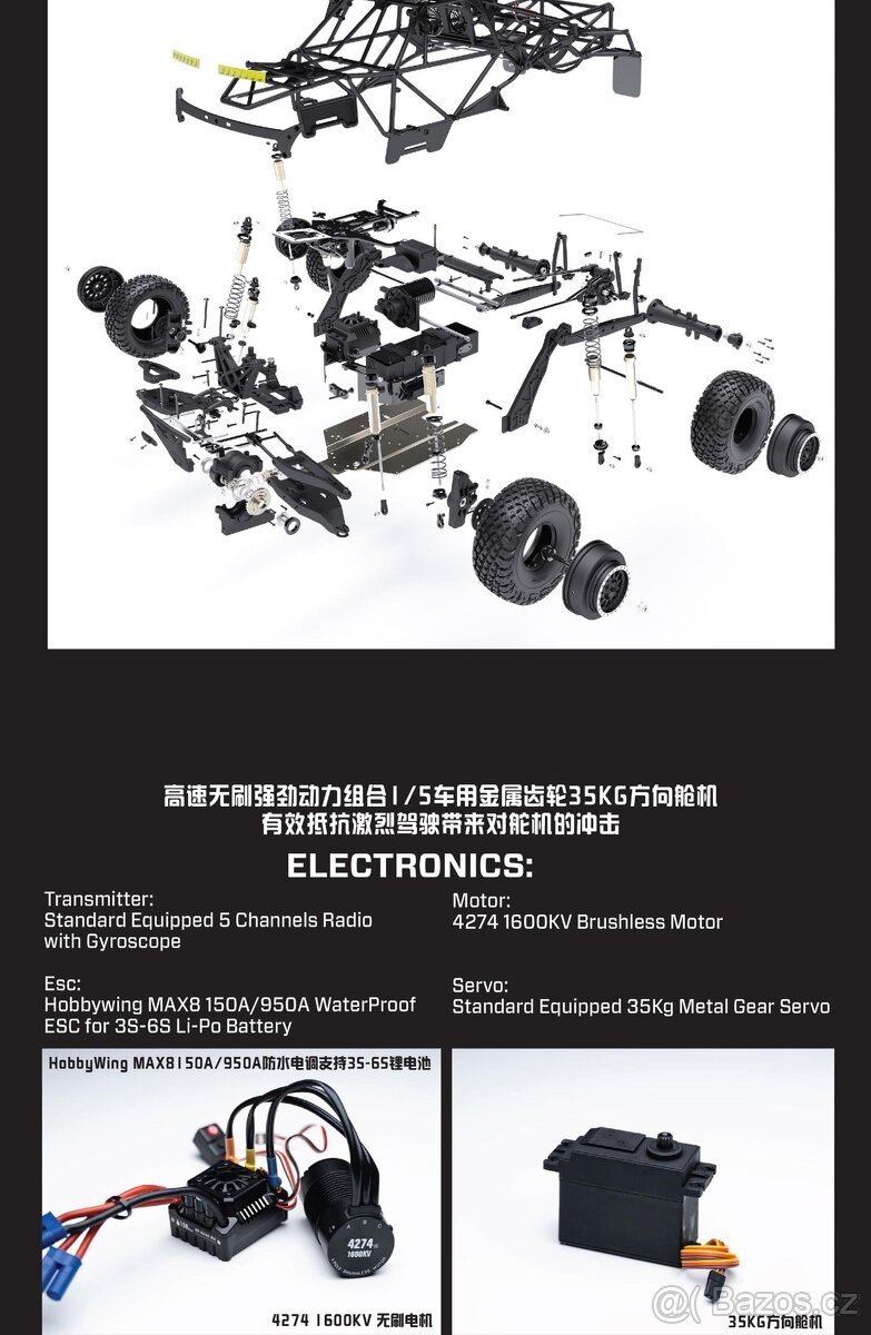 TRAXXAS UDR 1/7 SCALE RC - 14