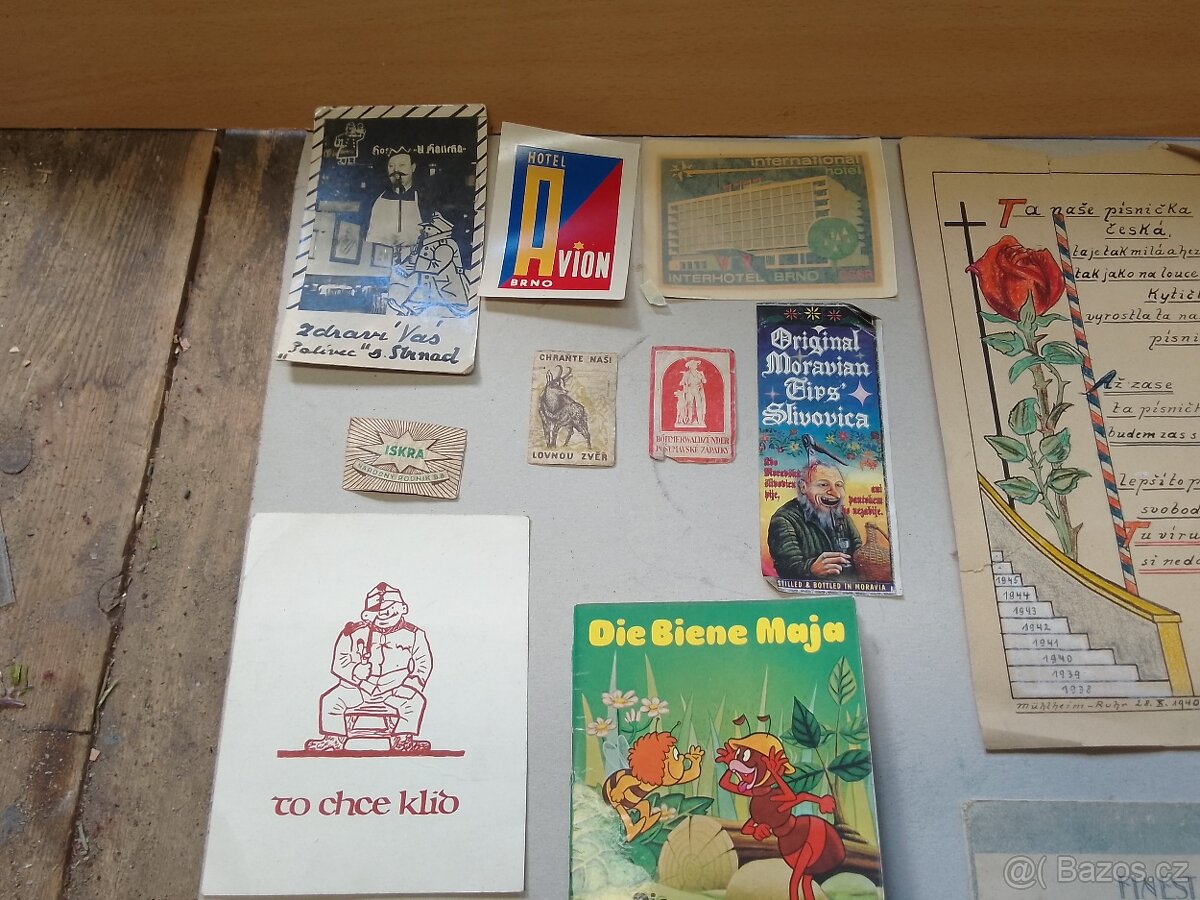 Ubrousky, etikety,obálky a jiné. - 14