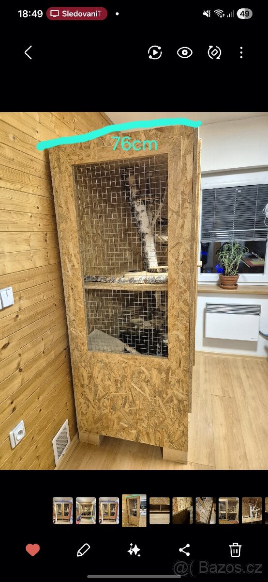 Klec pro činčily, osmáky (hlodavce) - 14