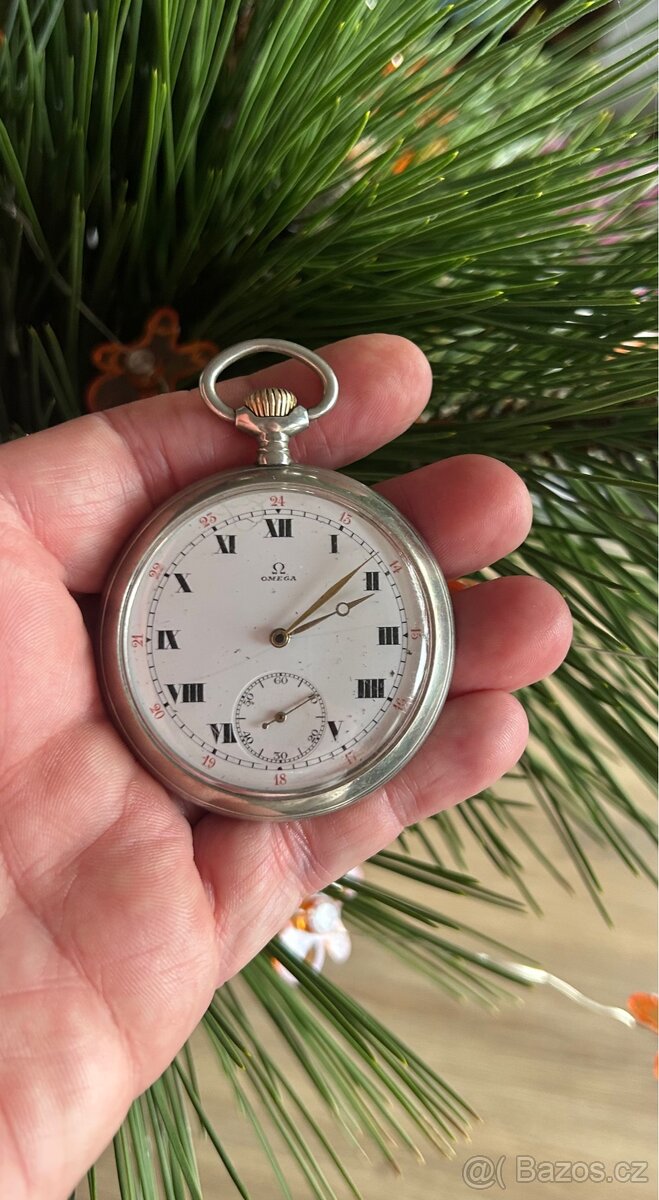 Starožitné kapesní hodinky OMEGA - 14