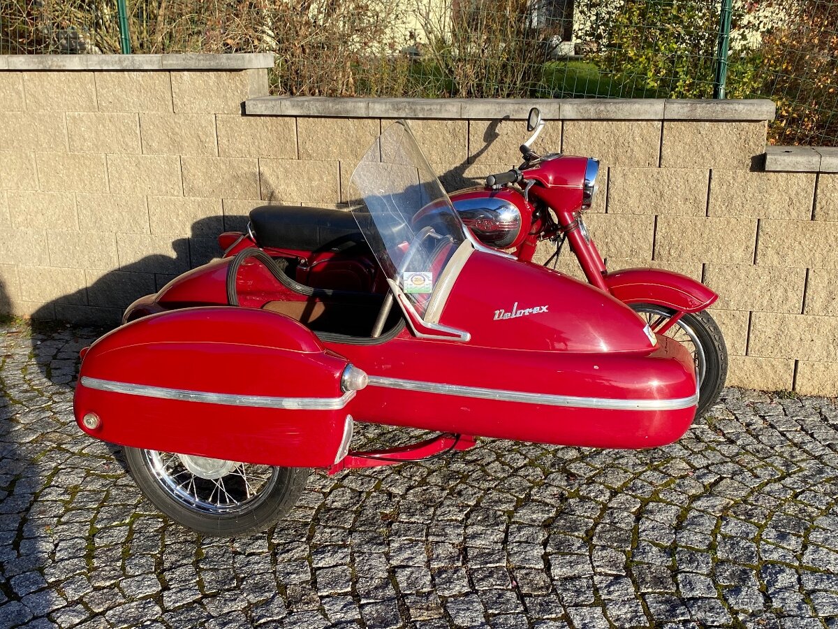 Jawa 250 panelka , Velorex sidecar - 14