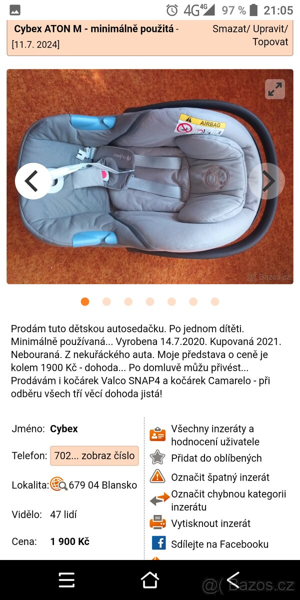 Camarelo art limited - kočárek - 14