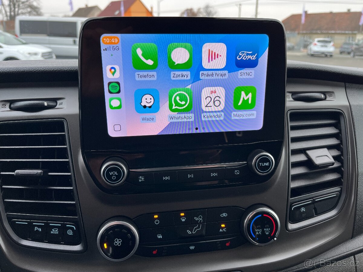 Transit Custom 2,0TDCi 96KW L1, regály SORTIMO,svěrák,navi.. - 14