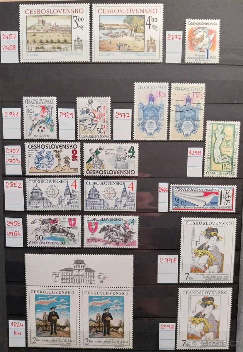 Známky ČESKOSLOVENSKO – 1 - 14