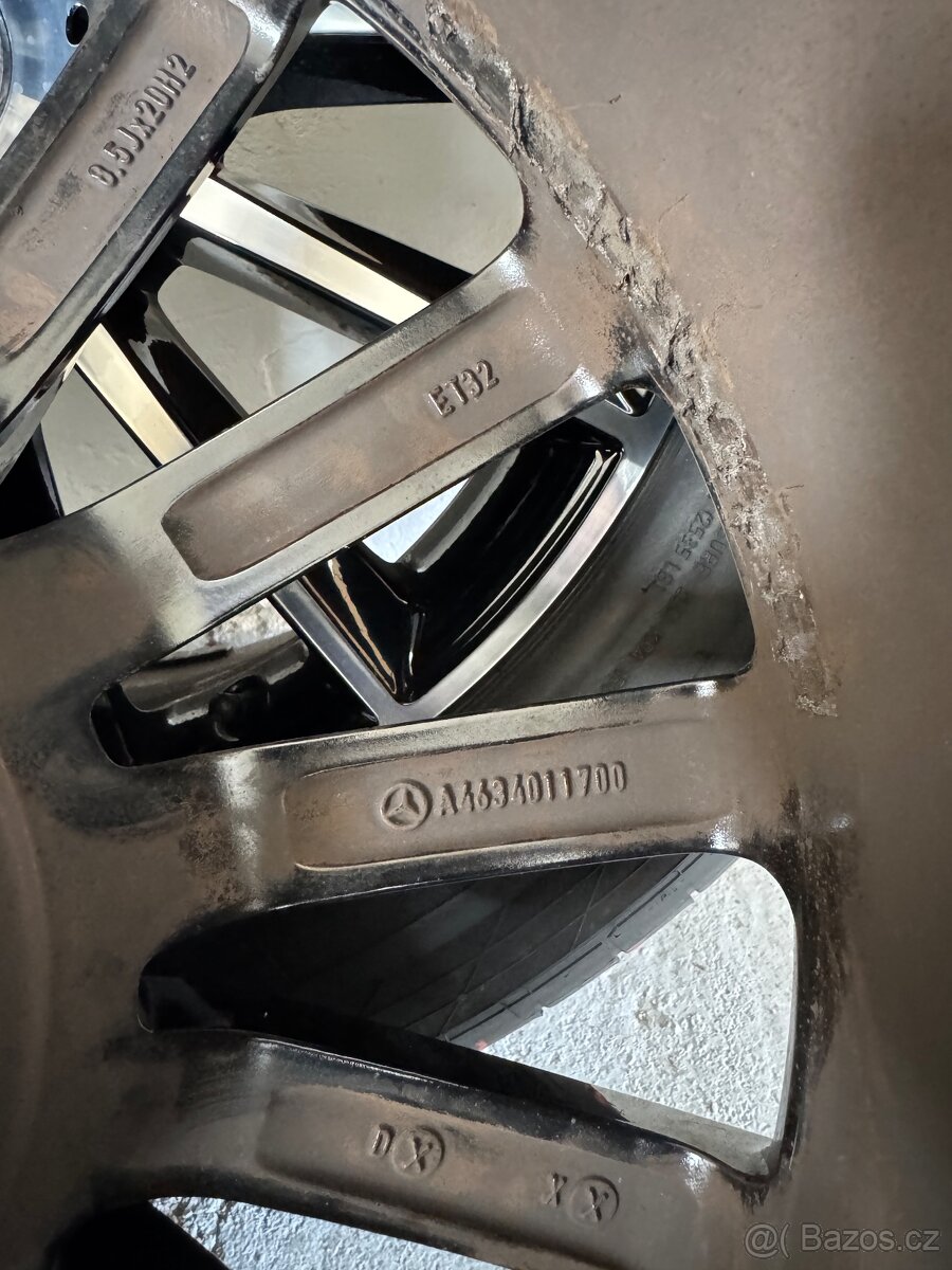 5x130 Original Mercedes AMG R20 disky G class + 275/50R20 - 14