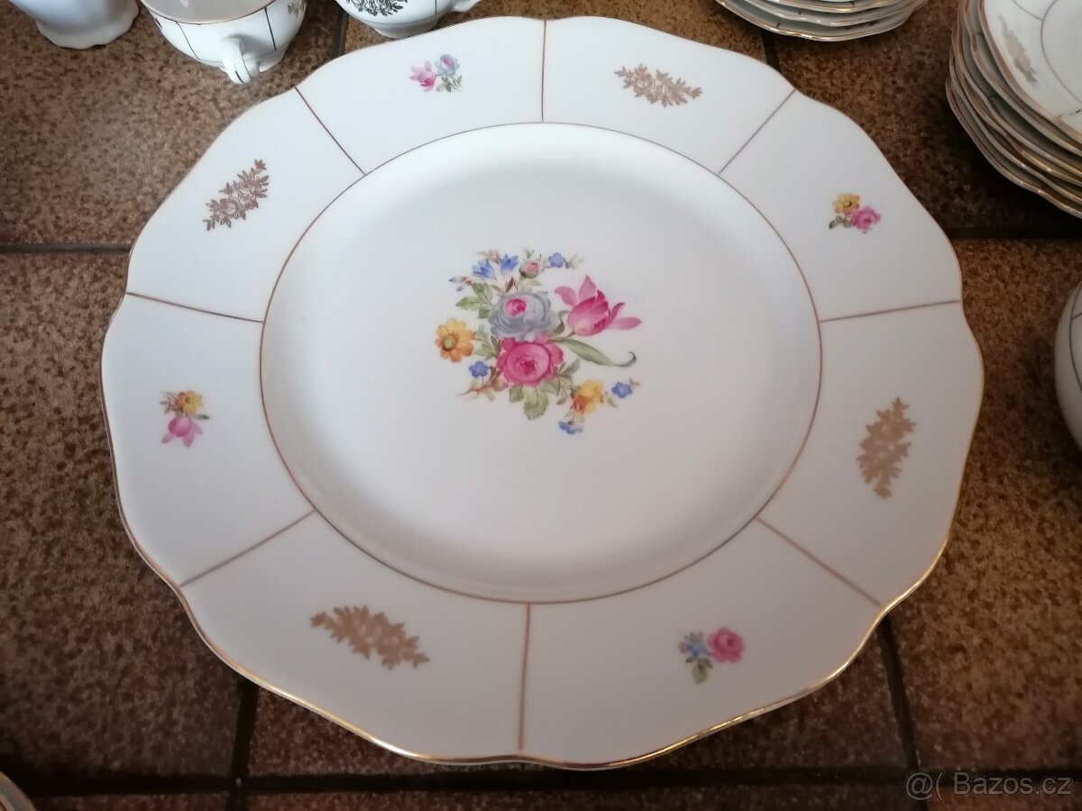 Starožitná porcelánová souprava - 14