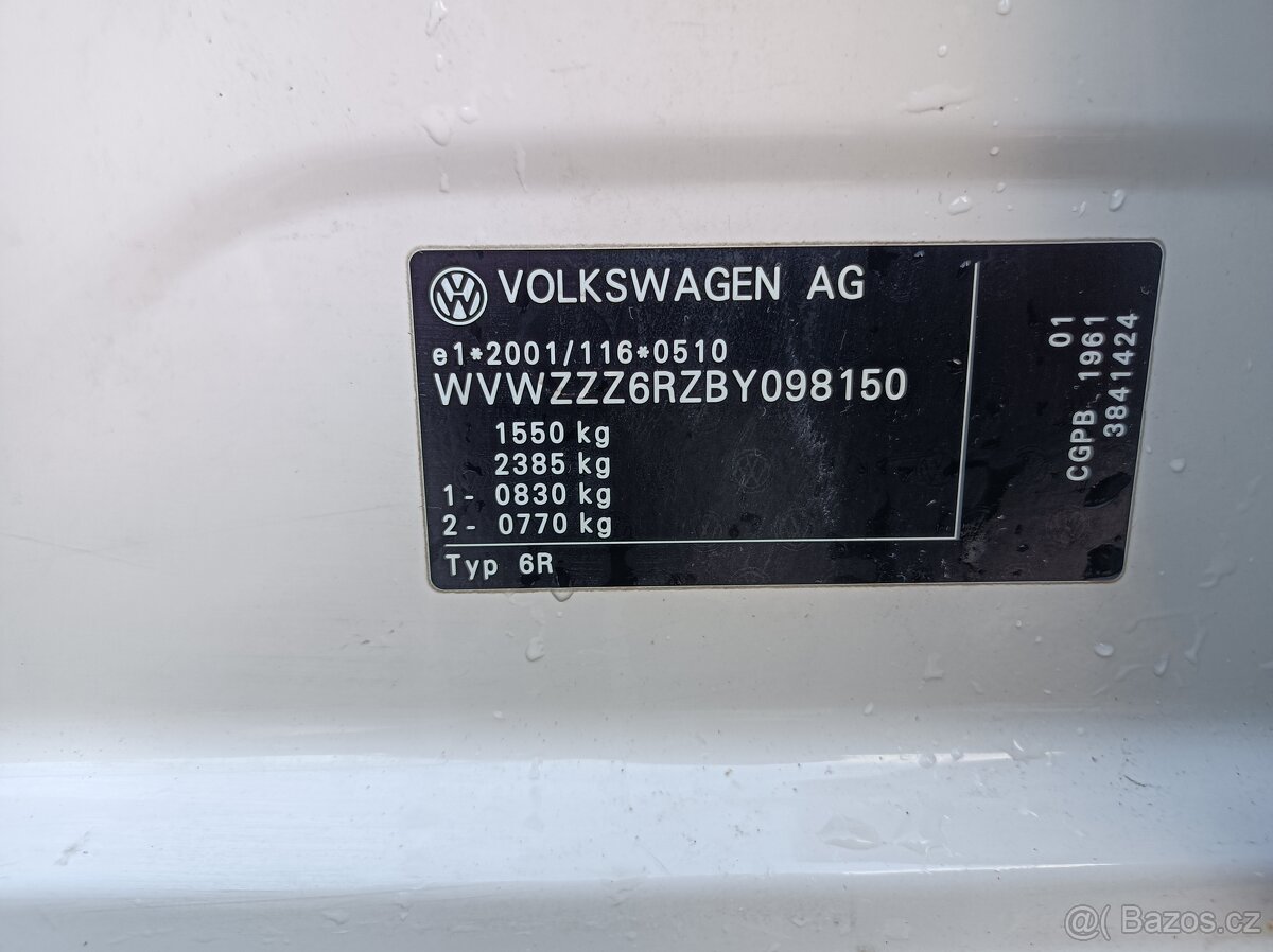 Volkswagen Polo, 1.2-44 kw,klima,rozvody,k.v ČR - 14