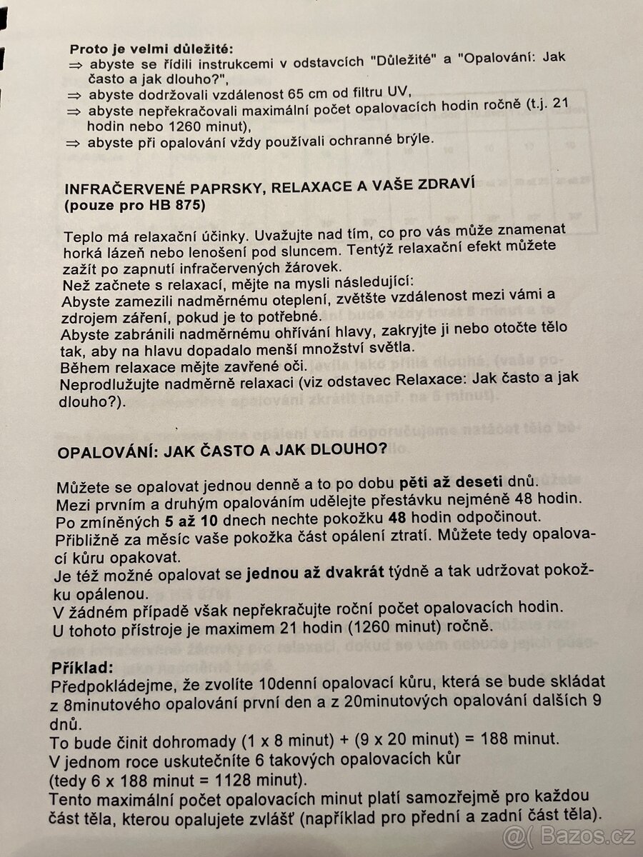 Solárium PHiLIPS Sun & Relaxmobile HB 875 - 14