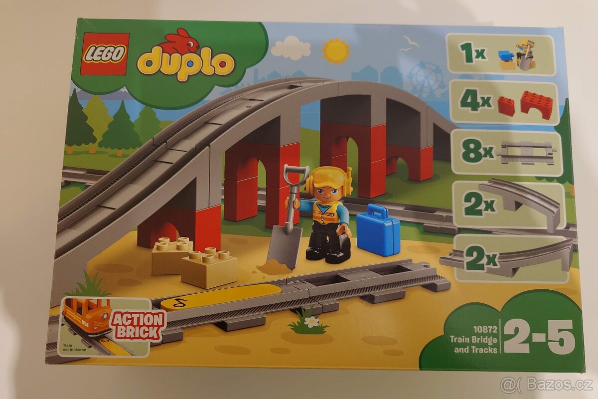 Vlakový set - 4 stavebnic - 14