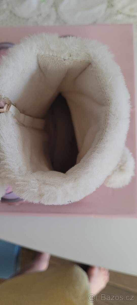 Kozačky s kožíškem vel. 31 - 14