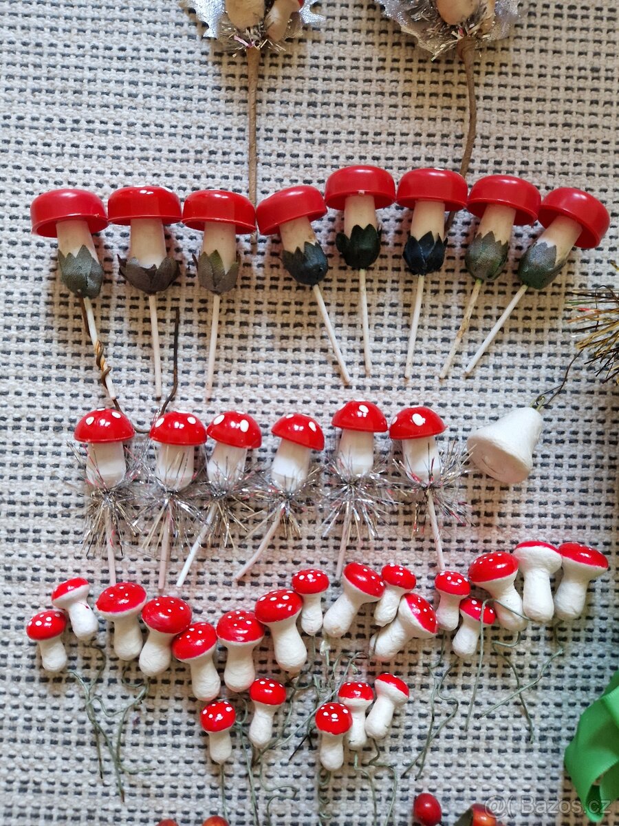 RETRO vánoční ozdoby dekorace - 14