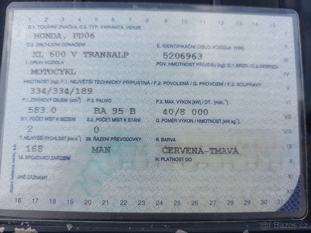 honda transalp xl600 - 14