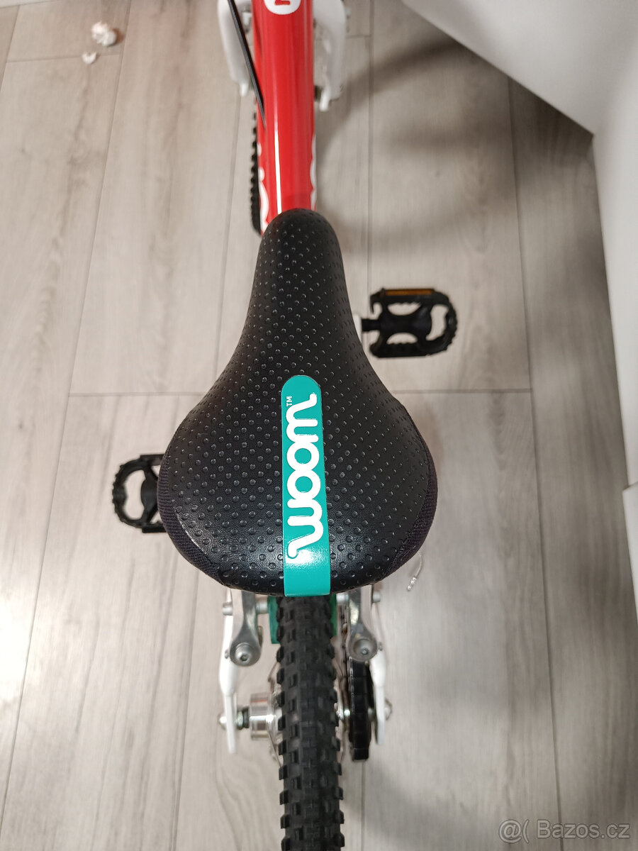 14" Dětské kolo Woom 2 - červená - 14