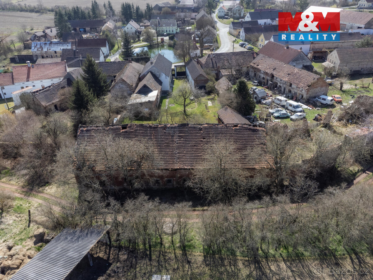 Prodej stodoly, 440 m², Milevo, Kladruby - 14