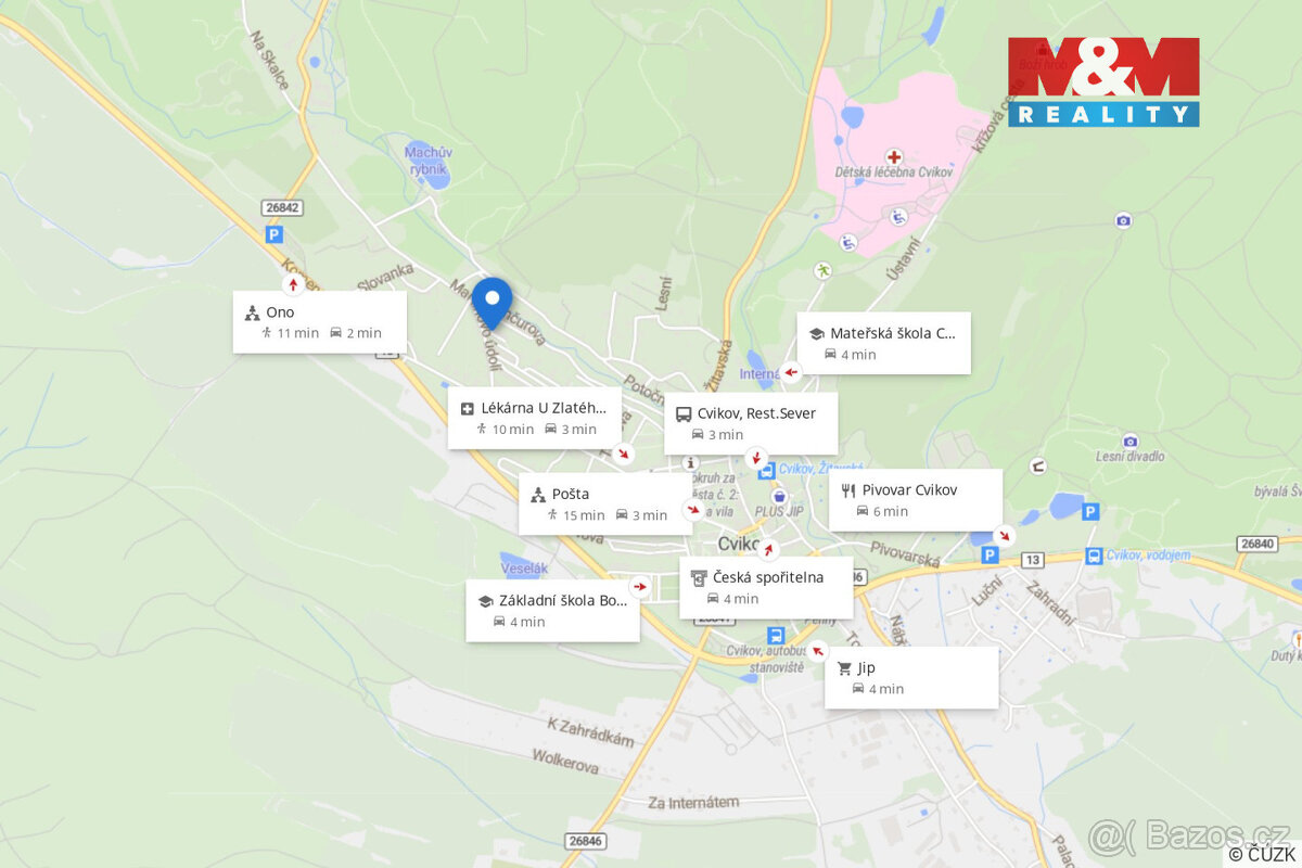 Prodej bytu 2+1 v Cvikově, ul. Sídliště - 14