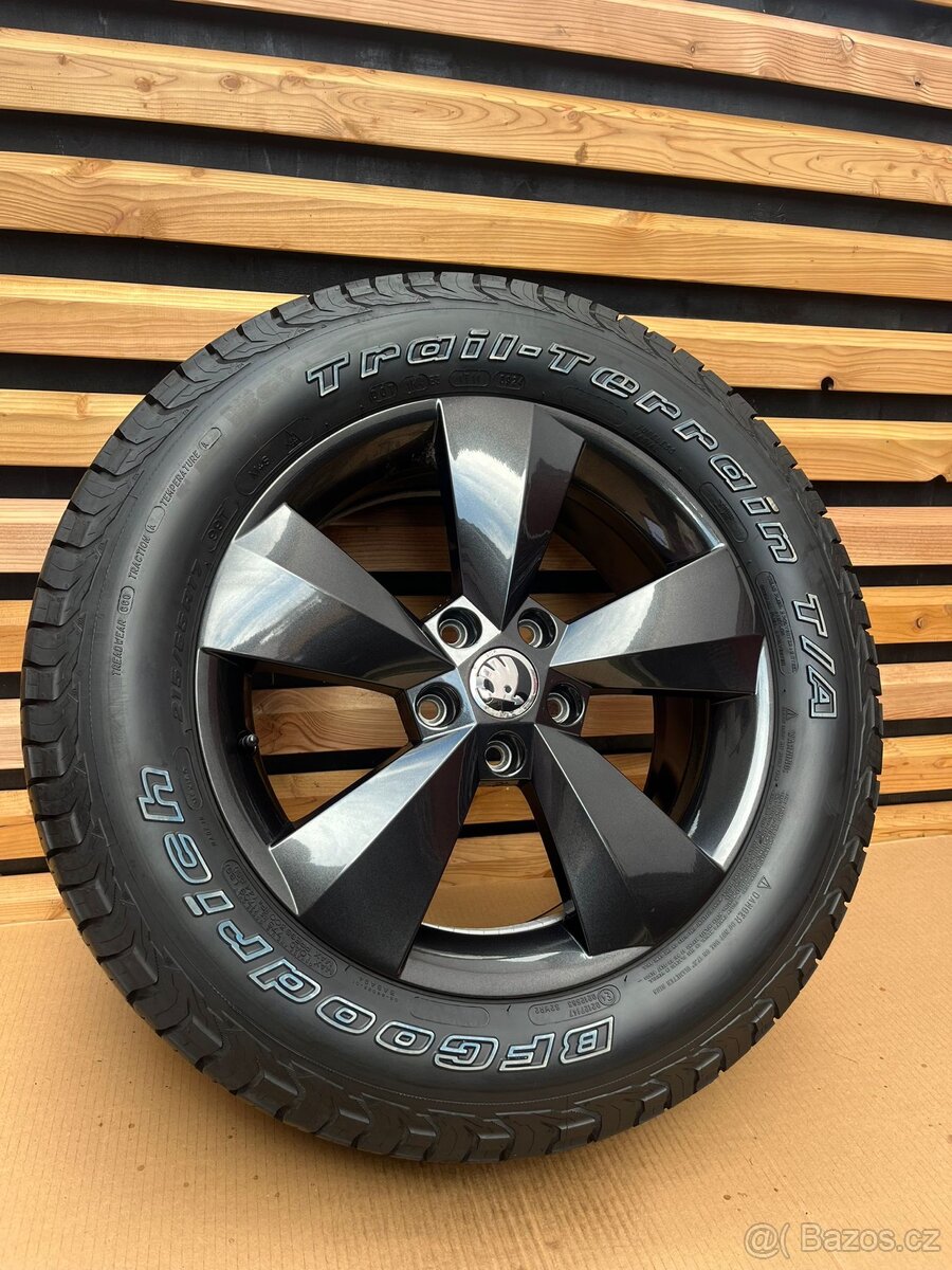 Alu originální kola Škoda Nanuq pneu BFGoodrich 5x112 ❄️ - 14