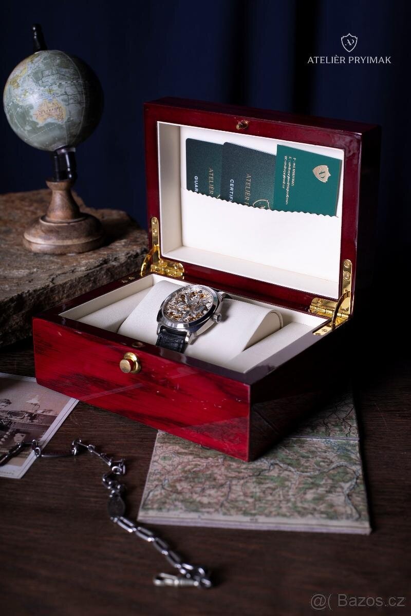 Skeletové Hodinky Ateliér Pryimak – ČESKÝ LEV - 14