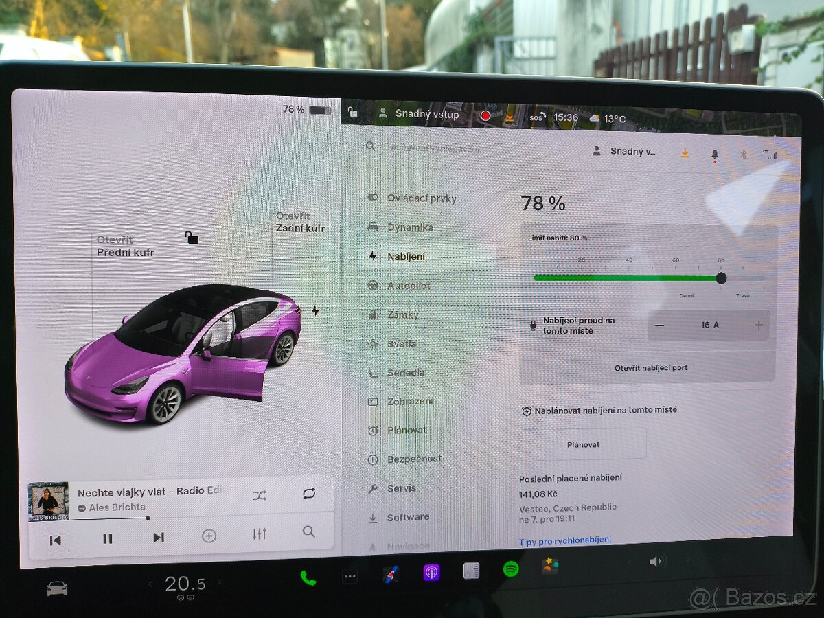 Tesla model 3, Long range, dual motors, 2020, 110 000 km. - 14