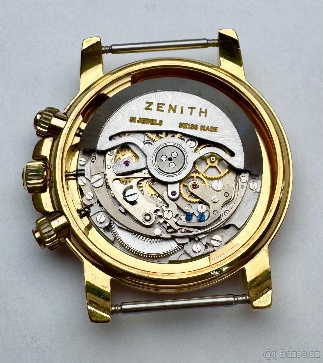 18K ZLATÉ PÁNSKÉ HODINKY ZENITH EL PRIMERO S ETUI - 14