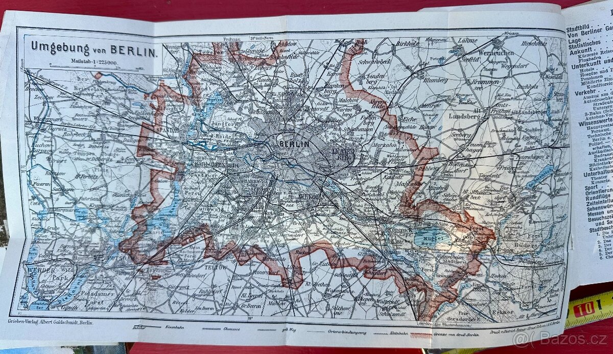 Staré tisky Berlin 1932 Rukověť řidiče 1948 pro sběratele - 14