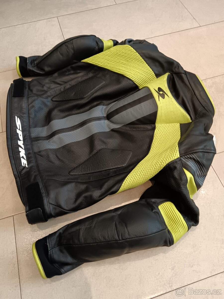 Spyke Estoril Sport-Pánská kožená moto kombinéza, dvoudílná - 14