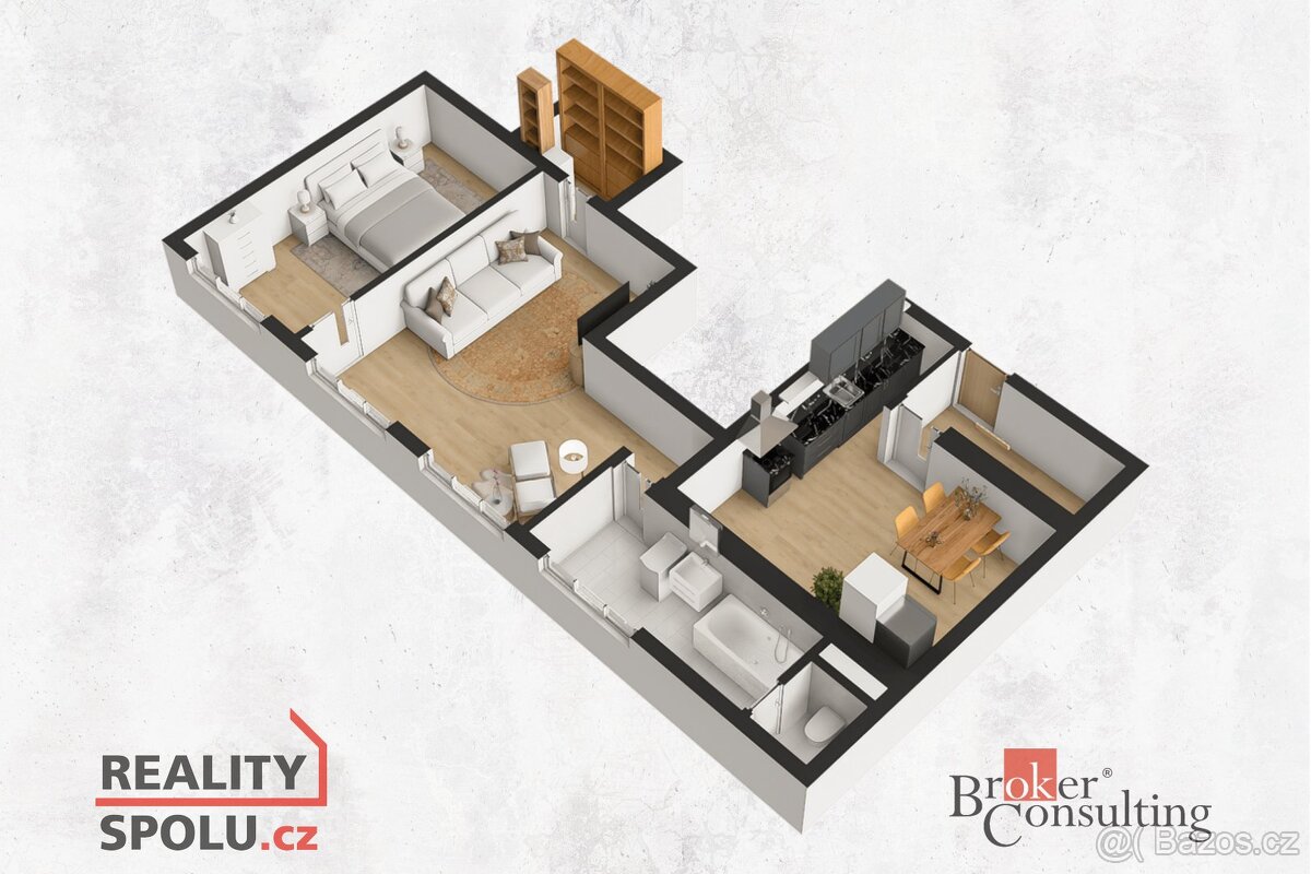 Prodej, byty/2+1, 64.75 m2, Klostermannova 1208/9, Modřany, - 14