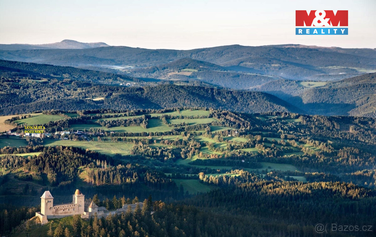 Prodej, stavební parcela 897 m2, Kašperské Hory - 14