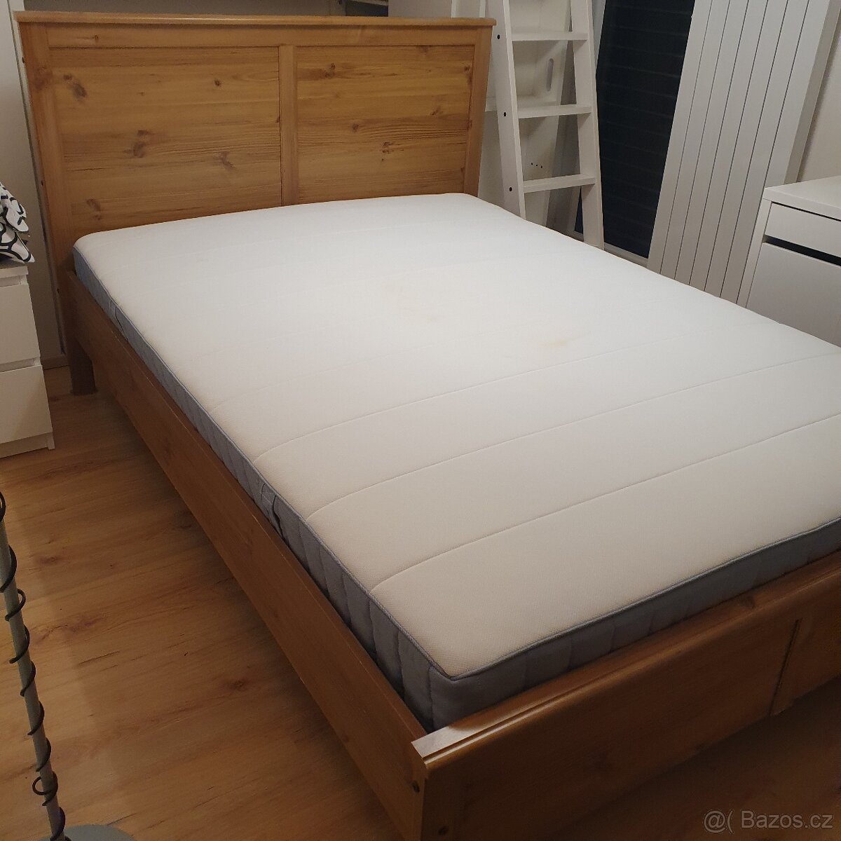 Postel Ikea 140x200 s roštem a matraci - 14