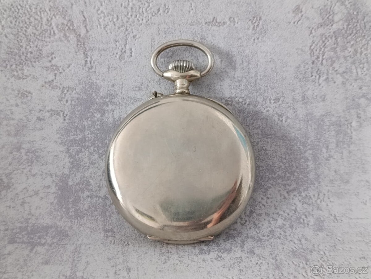 Velmi zajímavé masivní kapesní hodinky s central.ručičkou - 14