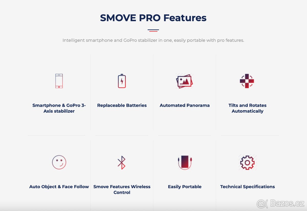 Nový 3-osý stabilizér Smove Pro: mobil, GoPro apod. - 14