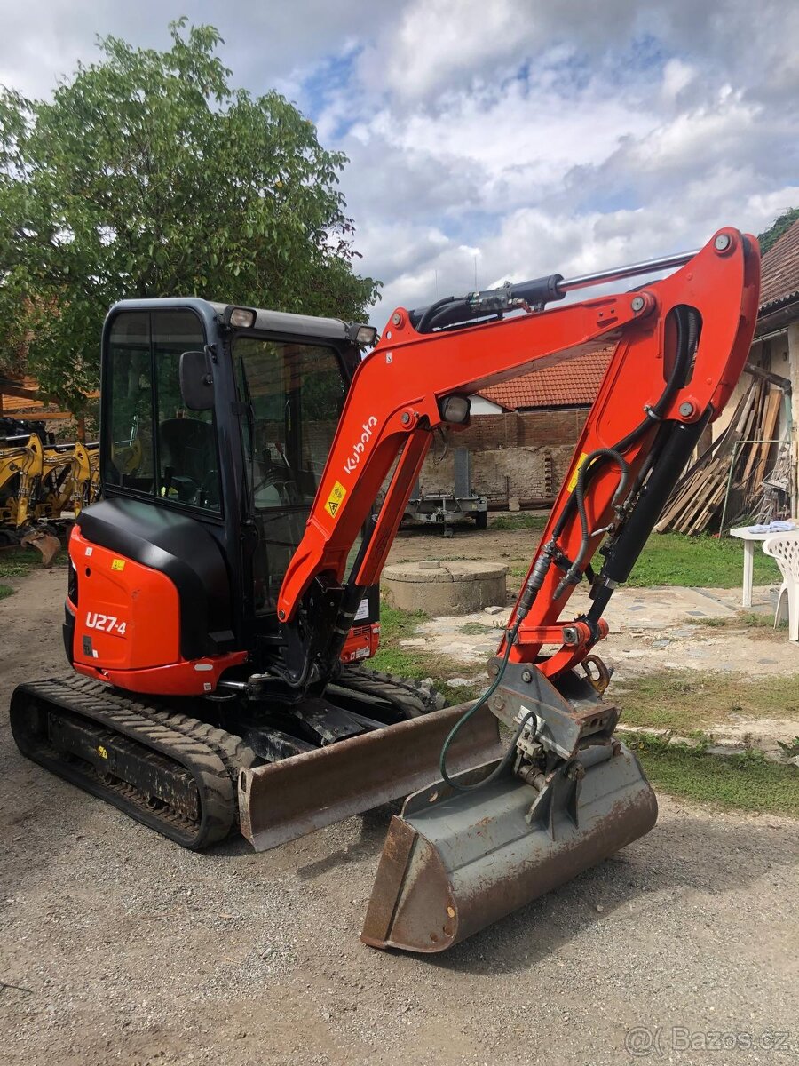 Pásový bagr Kubota U27 - 4 - 14