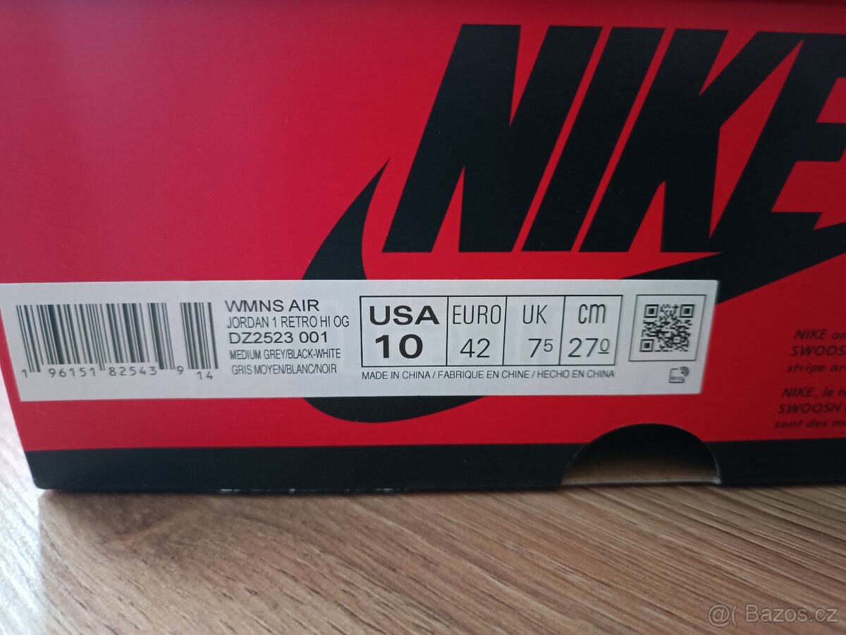 NIKE AIR JORDAN 1 RETRO HIGH OG vel. 42, stélka 27 cm - 14