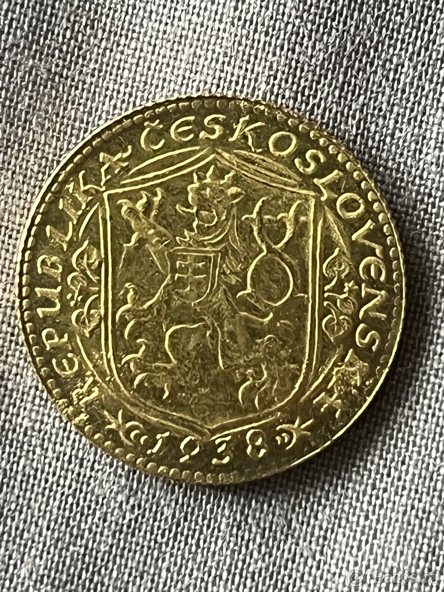 Mince Československo 1/3 dukaty, Praga mater - 14
