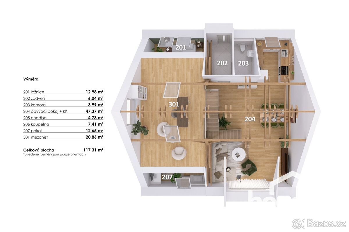 Prodej loftového bytu 4+kk, 120 m² - Hodonice - 14
