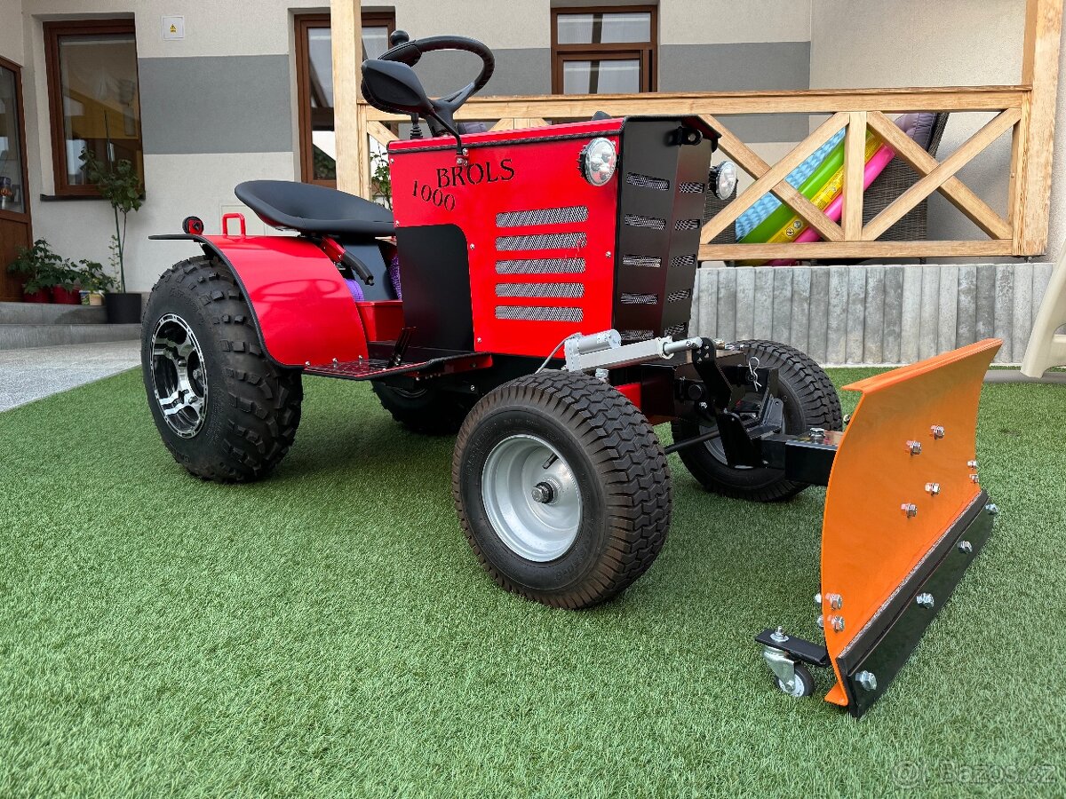 Elektrický traktor Brols 1000 motor 2KW TOP STAV - 14