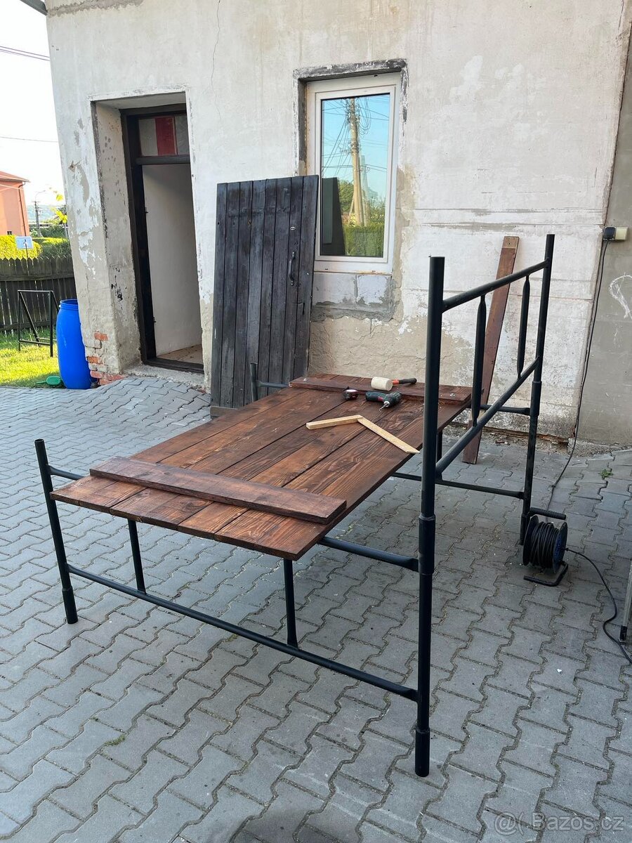 Lešení 163x100 cm s prac. výškou až 3,5 m - 9,5 m - 14