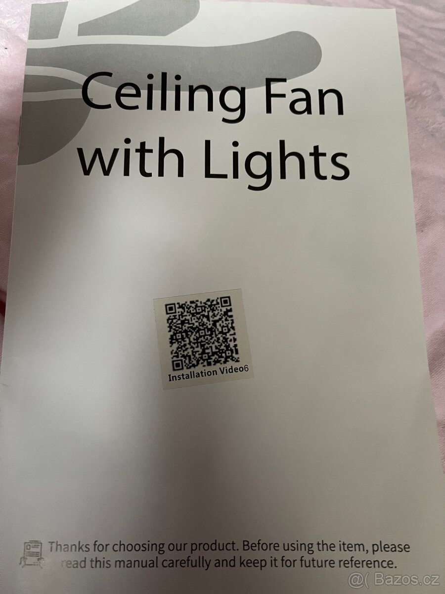 Luxusní lustr led s větrákem a dálkou - 14