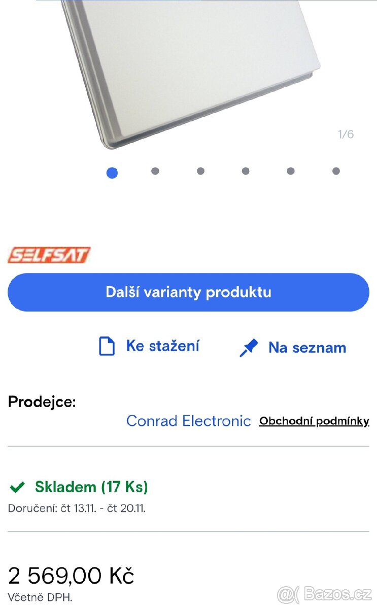 Satelitní anténa SELFSAT - H30D - 14