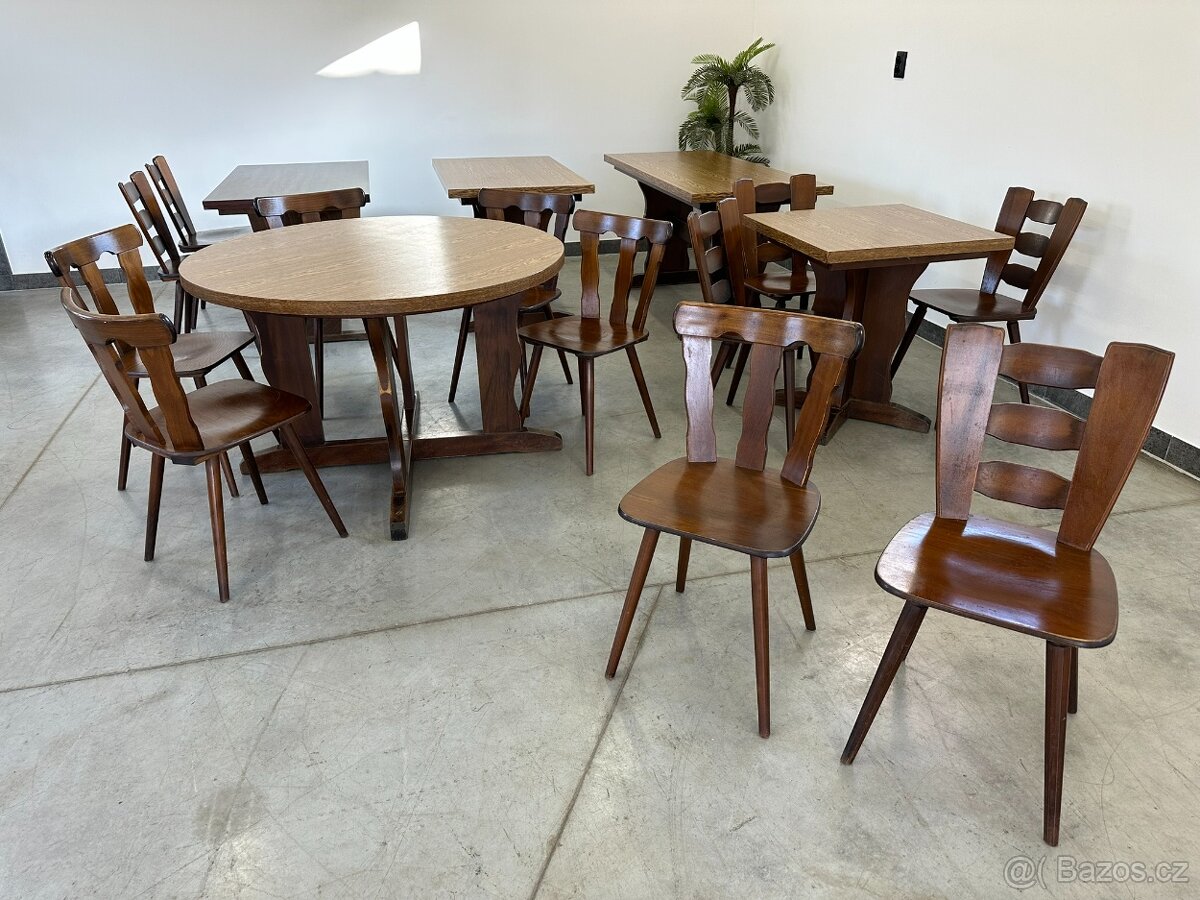 Restaurační stoly + židle PROFI GASTRO Kason, TON - 14