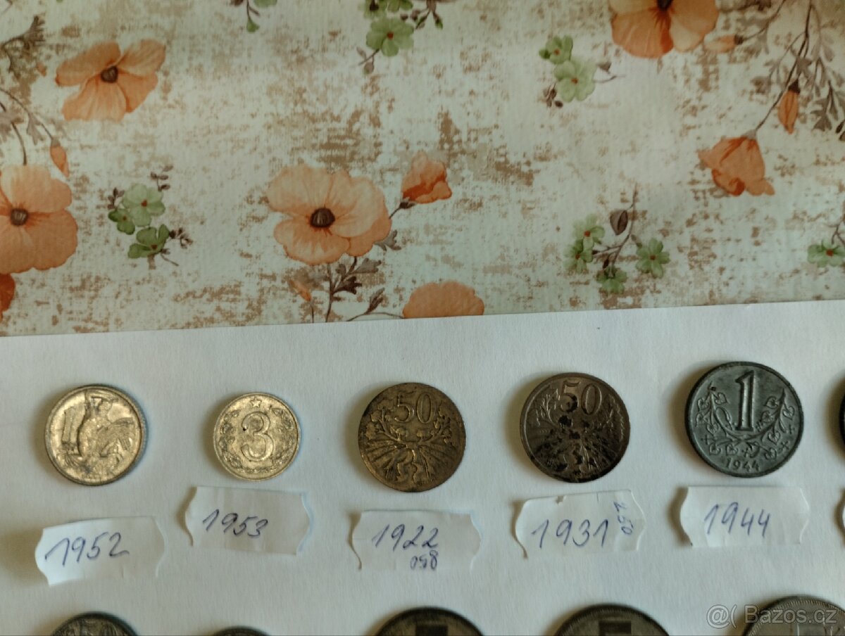 Staré mince 1 - 14