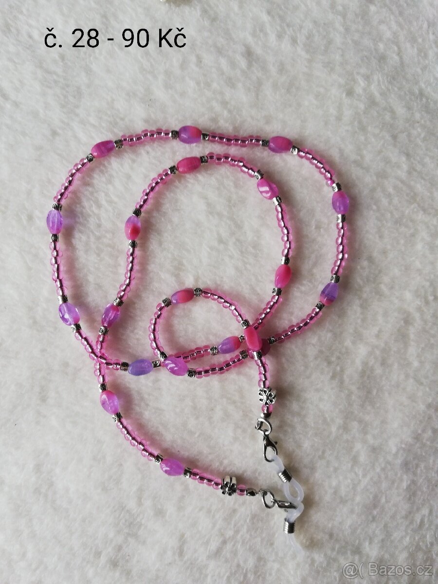 Korálky na roušky a brýle - 14