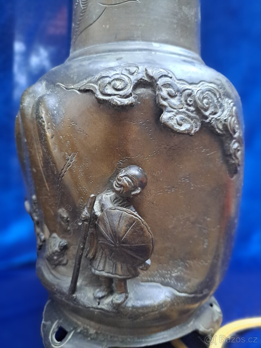 Dvě bronzové lampy - 14