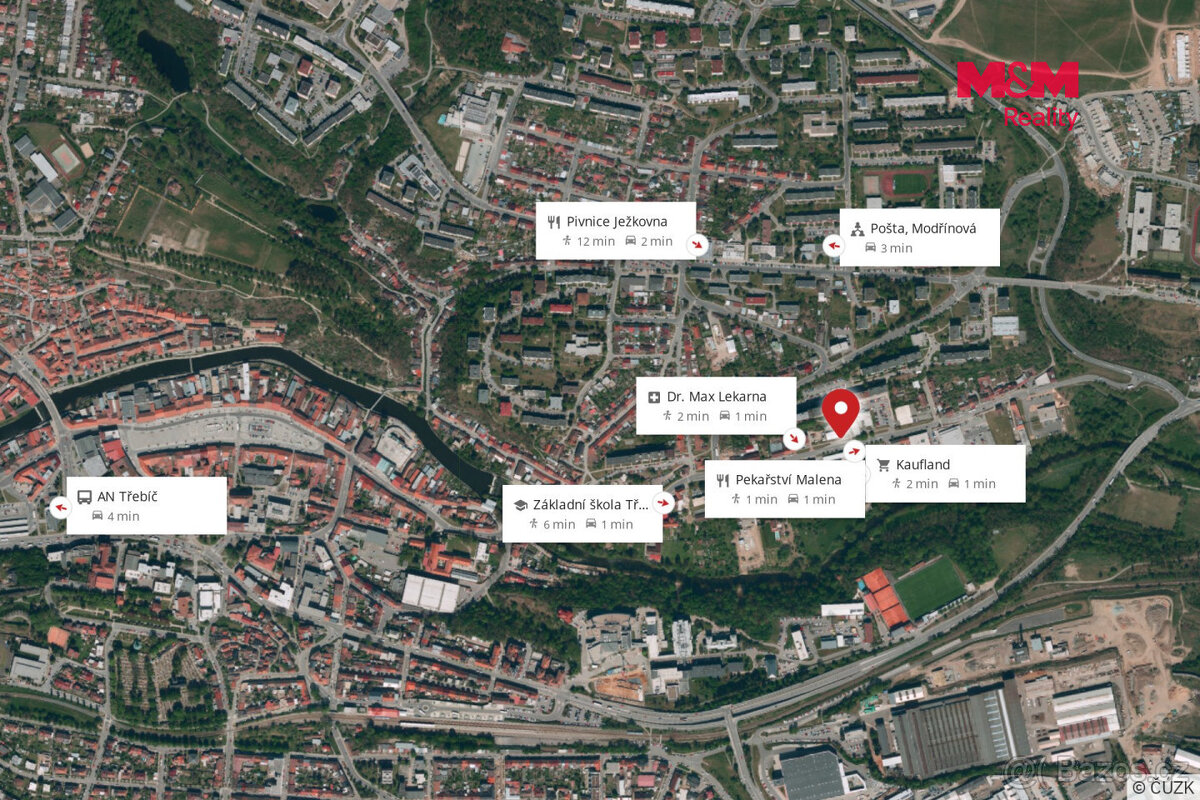Pronájem obchodního objektu, 293 m², Třebíč, ul. Brněnská - 14