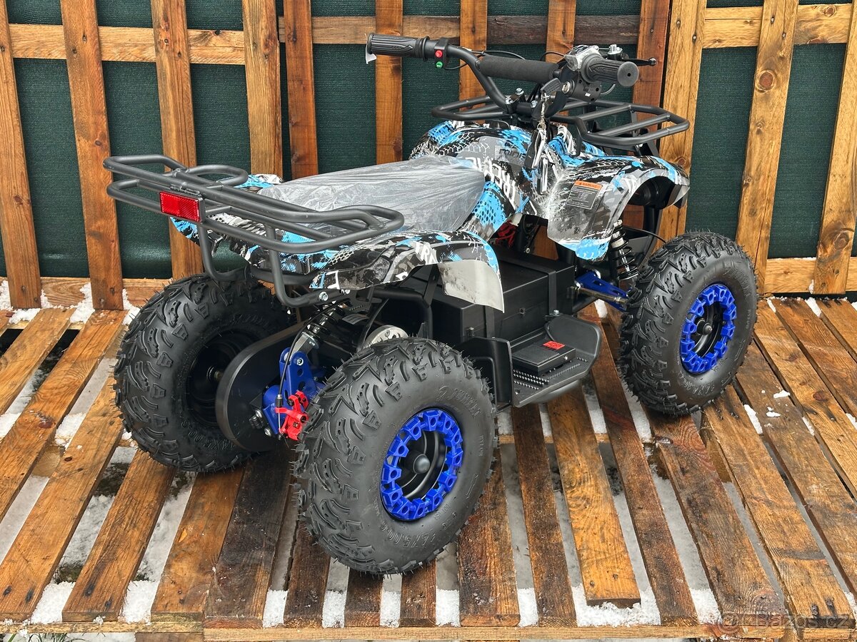 Elektro ATV Čtyřkolka 1200W 48V kola 6” AE006-7 - 14